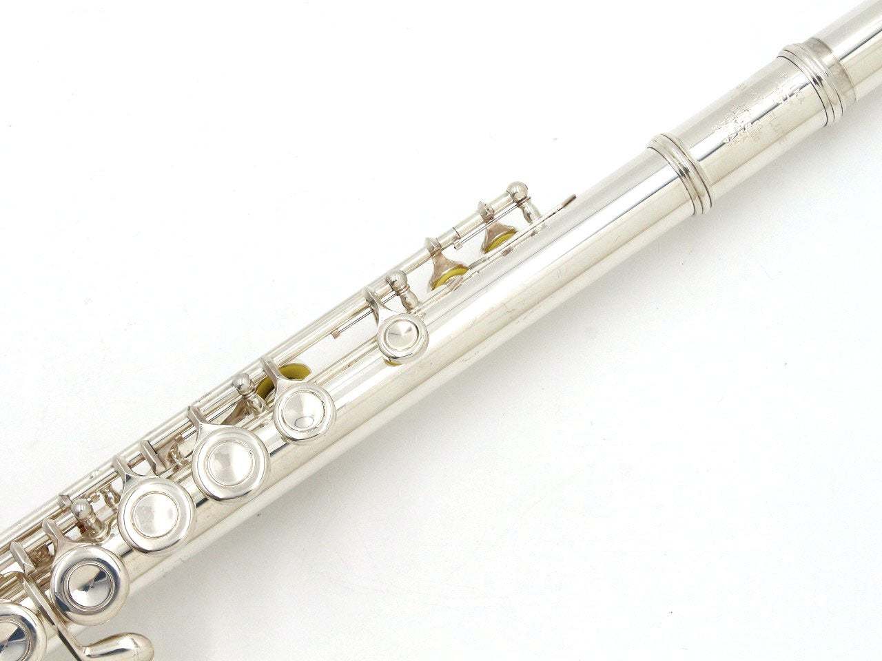 Sankyo 管体銀製フルート SILVER SONIC CCE 全タンポ交換済み 【横浜店