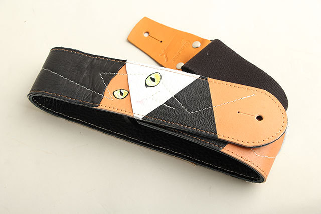 Grande uomo CHERIE ANNE L-Slide Strap パッチワーク 三毛猫（新品