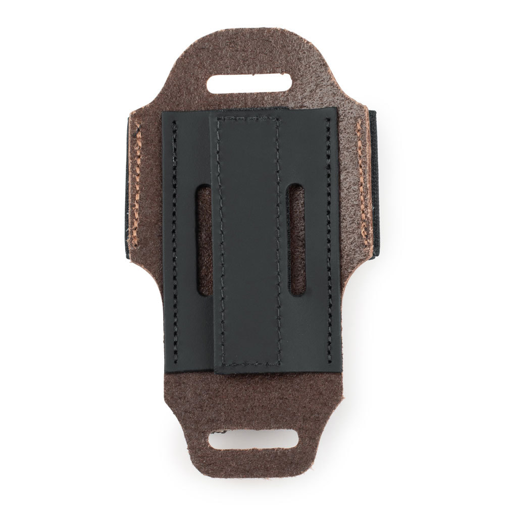 ロングトランスミッターホルダー ワイヤレス ブラウン ヌメ革 PWTMH3 SHURE GLXD16+J-Z2＋純正トランスミッターホルダーSH-BODYPACK-PBN-L