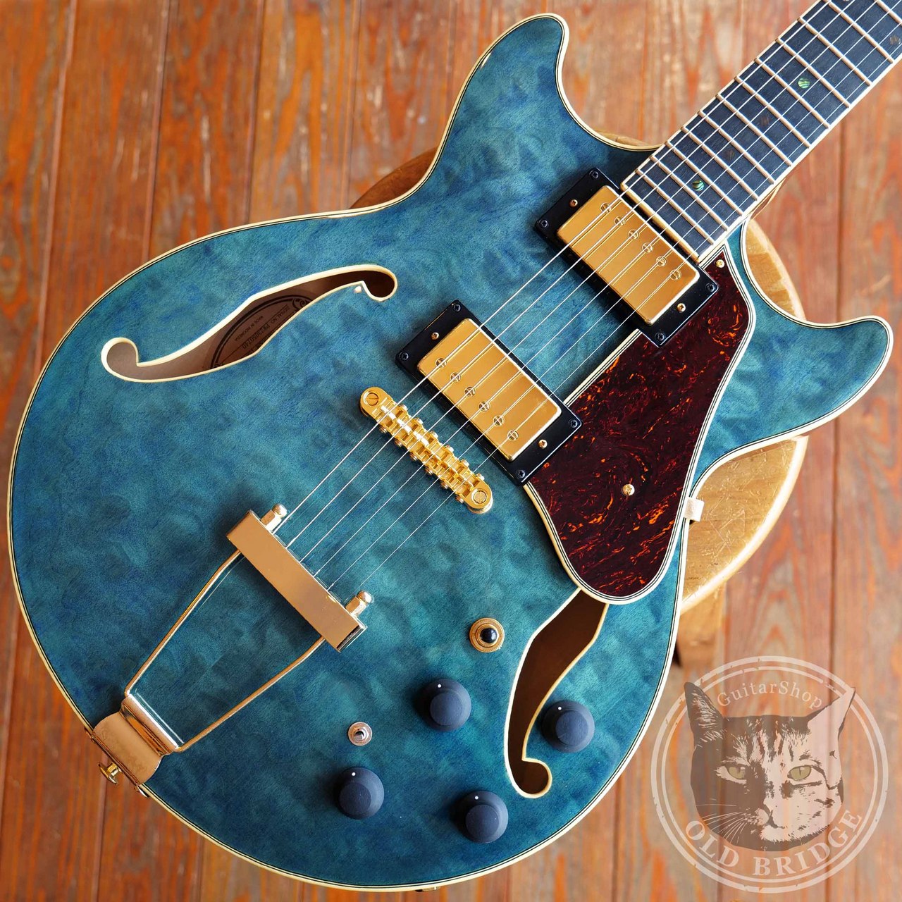 Ibanez AMH90QM Trance Blue (TBL) トランスブルー Ibanez AMH90QM TBL Trans Blue（中古）【楽器検索デジマート】