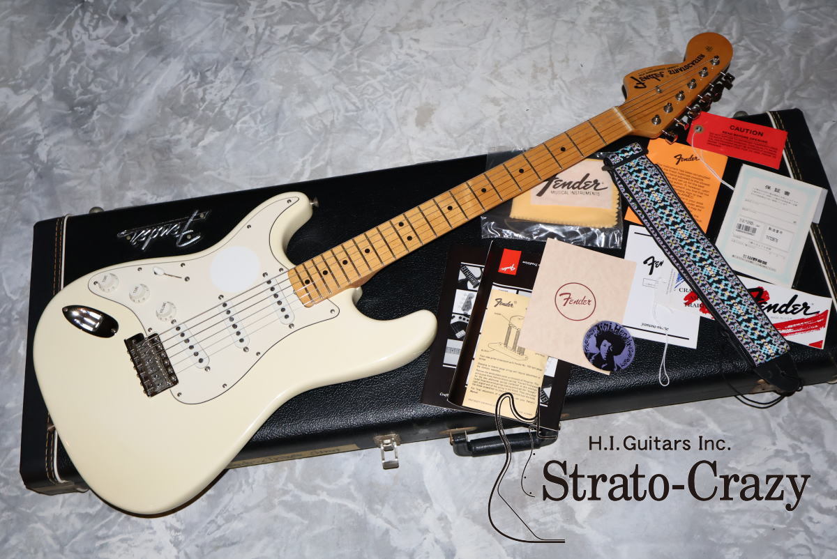 Fender 1997 Hendrix Tribute Stratocaster Olympic White/Maple Cap