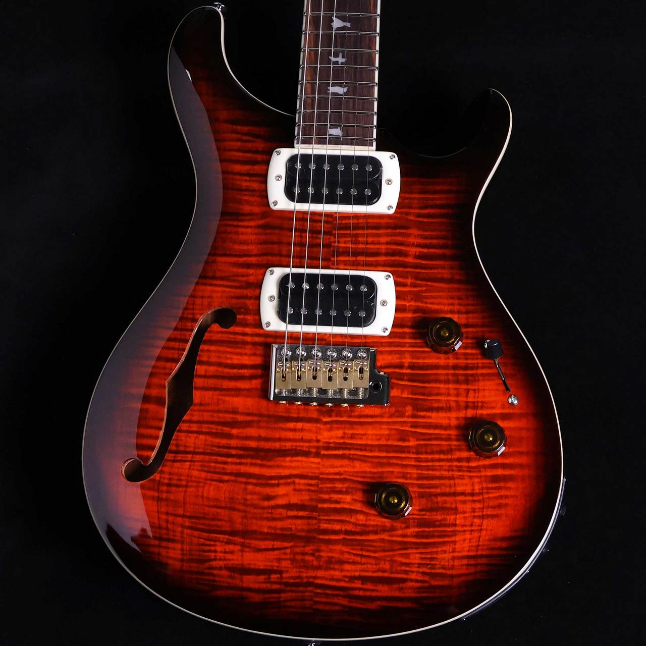 Paul Reed Smith(PRS) SE Custom24 Semi-Hollow Piezo Orange Tiger