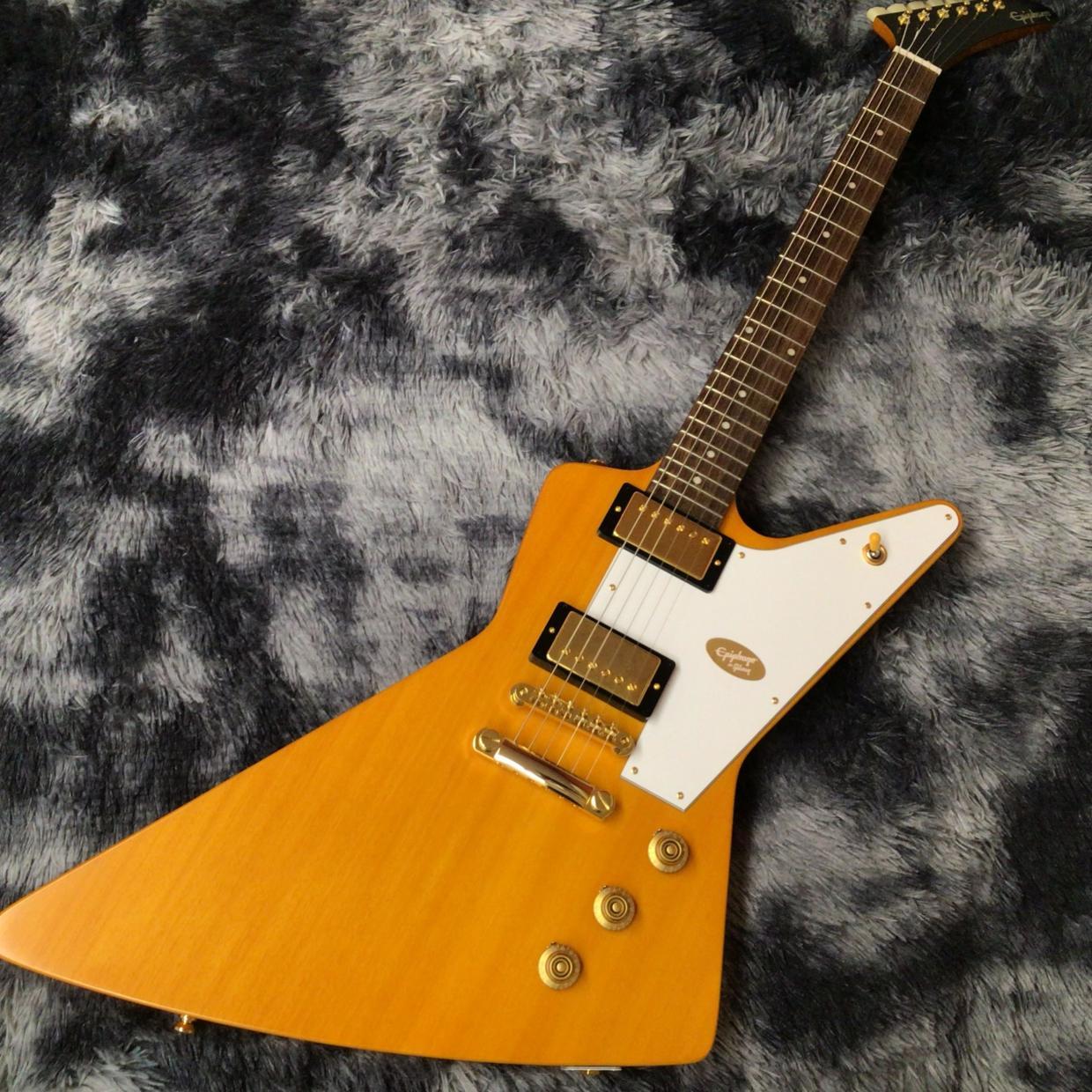 Epiphone 1958 Korina Explorer Aged Natural【3.18kg】（新品特価