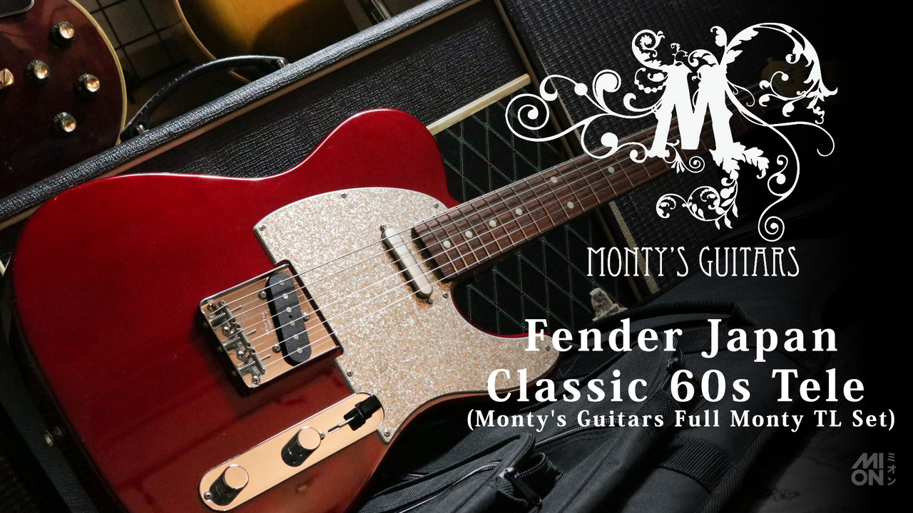 Fender Japan Exclusive Classic 60s Tele Aged Candy Apple Red