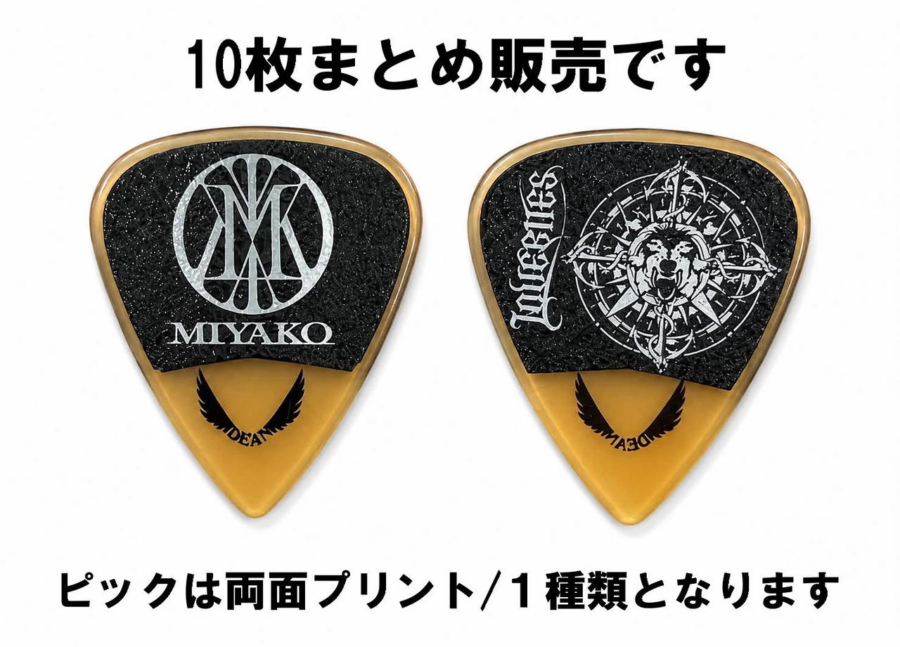 DEAN LOVEBITES MIYAKO 「OUTSTANDING POWER PICK」 10枚（新品