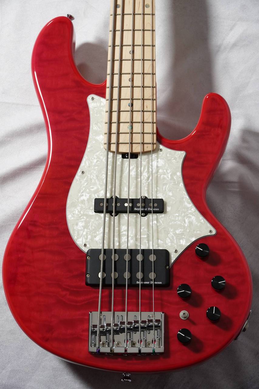 【美品】EDWARDS E-T-170BD ラルク tetsuyaモデル 5弦 EDWARDS E-T-170BD / See Thru Pink 【L'Arc～en～Ciel tetsuya モデル