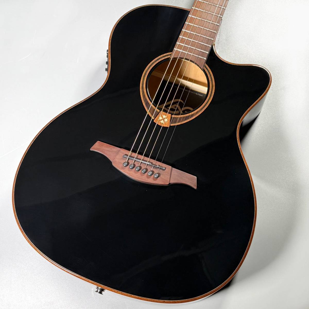 LAG T118ACE BLK エレアコギター ブラックTRAMONTANE 118 【現物写真