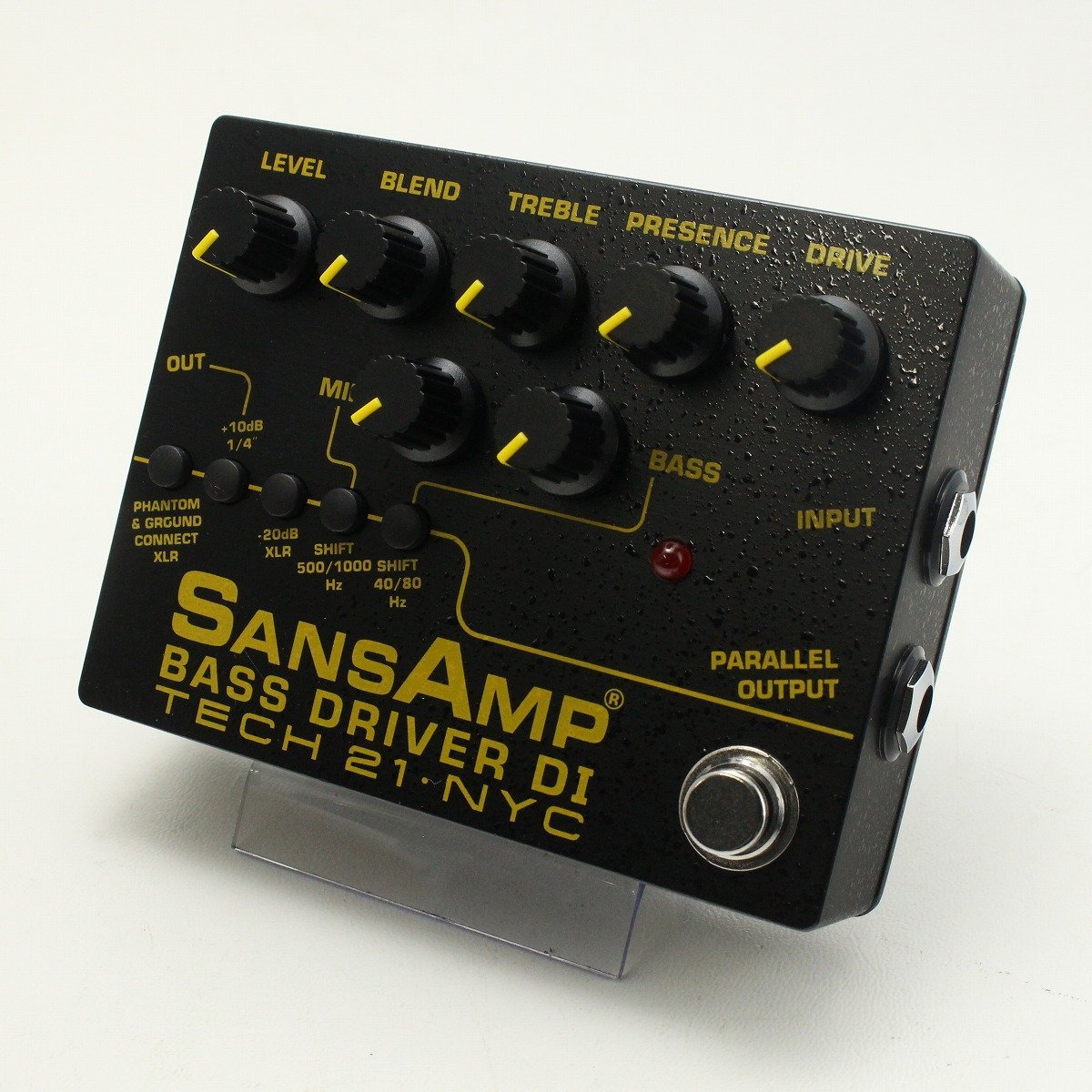 Sans amp bass d di 初期型 ケース、ノブカバー付き Sans amp bass driver di 初期型 ケース、ノブカバー付き