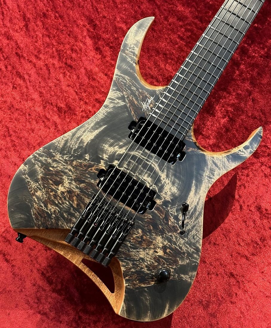 MAYONES Hydra 7 Elite -Trans Graphite Satin- 【ヘッドレス】【7弦