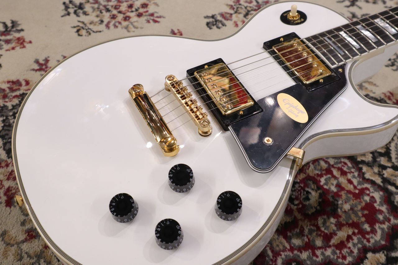 Epiphone 【Inspired by Gibson Custom】Les Paul Custom Alpine White