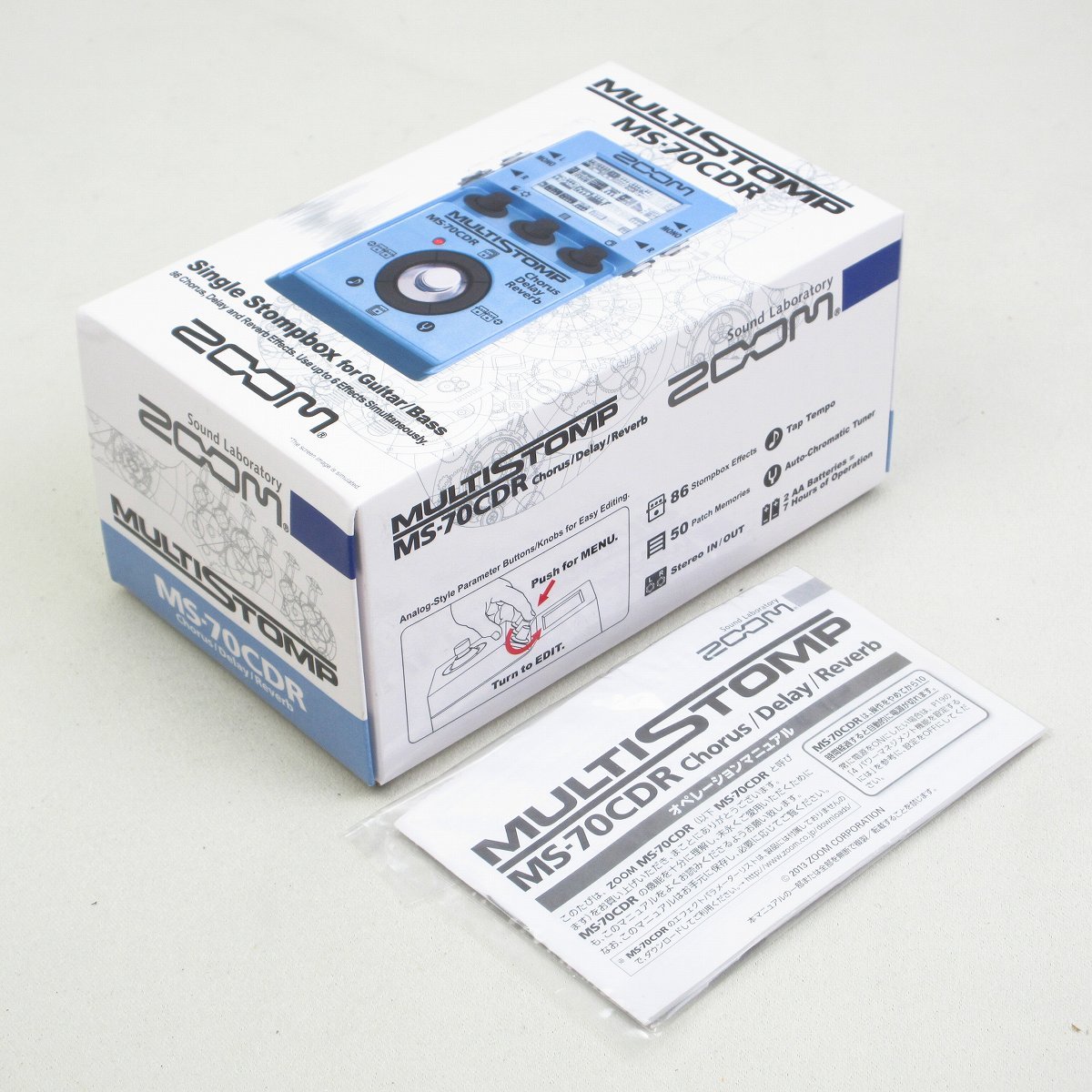 ZOOM MS-70CDR MULTI STOMP 中古品 Amazon.com: Zoom MS-70CDR+ MultiStomp Chorus/Delay/Reverb Pedal