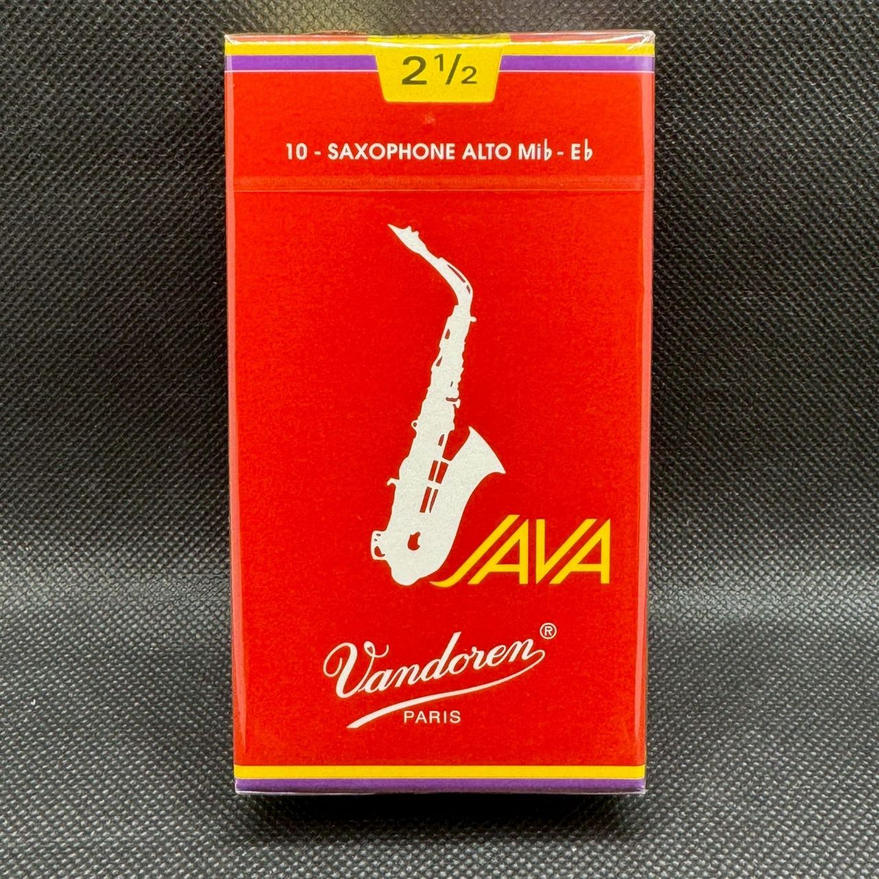 VANDOREN JAVA ファイルドRED 【硬さ：2・1/2】【赤JAVA】 サックス