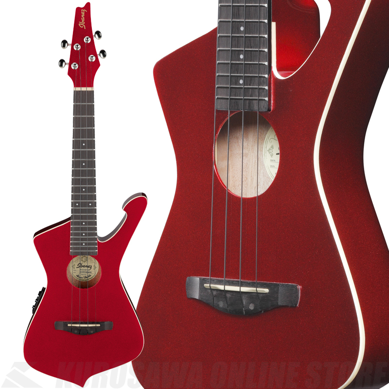 Ibanez UICT10 CA(Candy Apple) [Iceman Body Shape Tenor Ukulele]【送料無料】（新品/ 送料無料）【楽器検索デジマート】