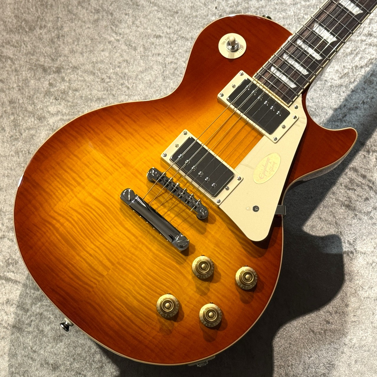 【美品】Epiphone エレキギター Les Paulモデル Les Paul Standard 50s Figured Top ~Seafoam Green
