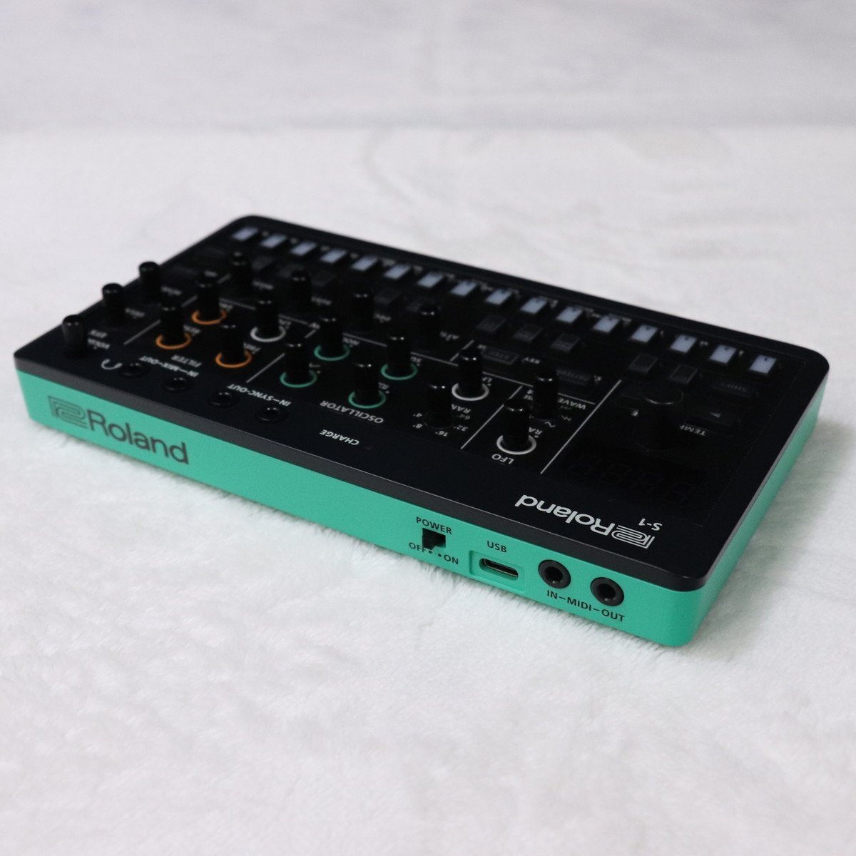 【中古】802products Black Seaレジン　ワンユニット天板 Roland ローランド S-1 TWEAK SYNTHESIZER (AIRA Compact