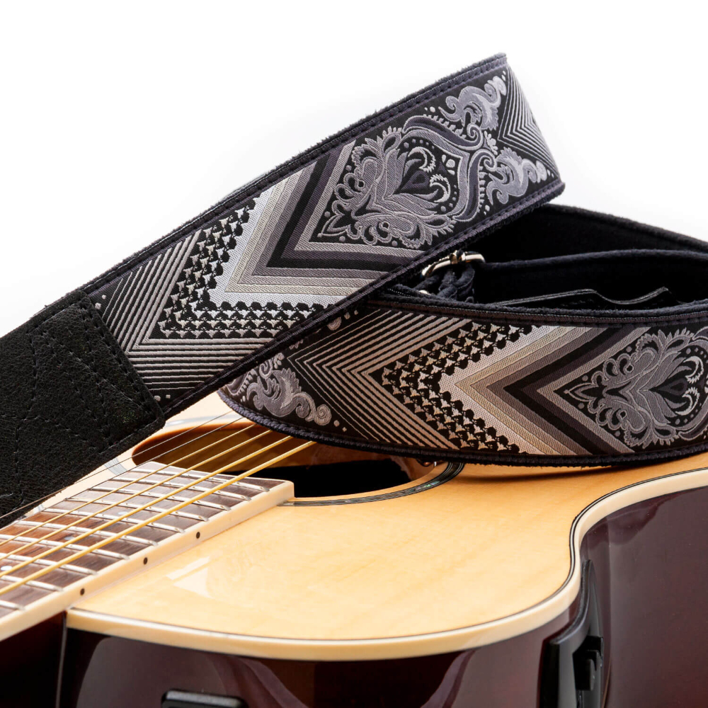 Righton! STRAPS ライトオンストラップ ARROW Black ギターストラップ