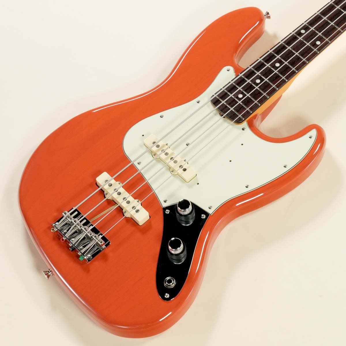 Fender Made in Japan Tomomi Jazz Bass Rosewood Fingerboard Clear