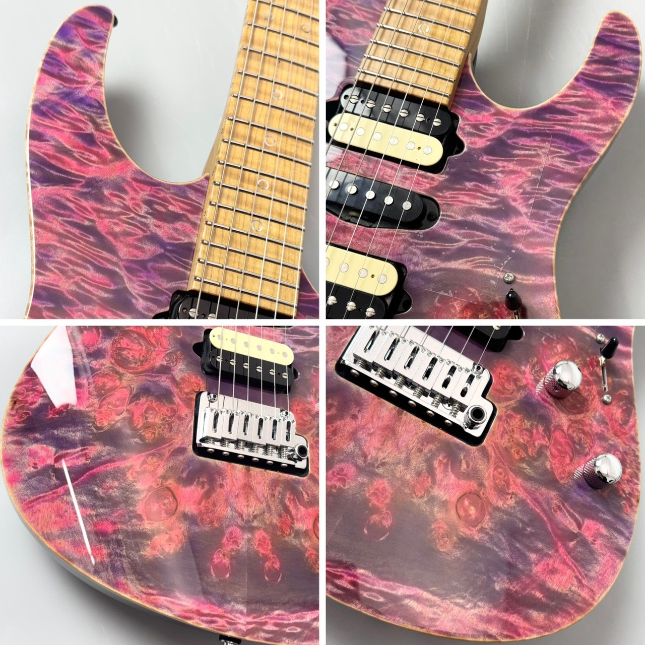 Suhr Custom Modern Rosted Ash/Rosted Maple/Rosted Flame Maple