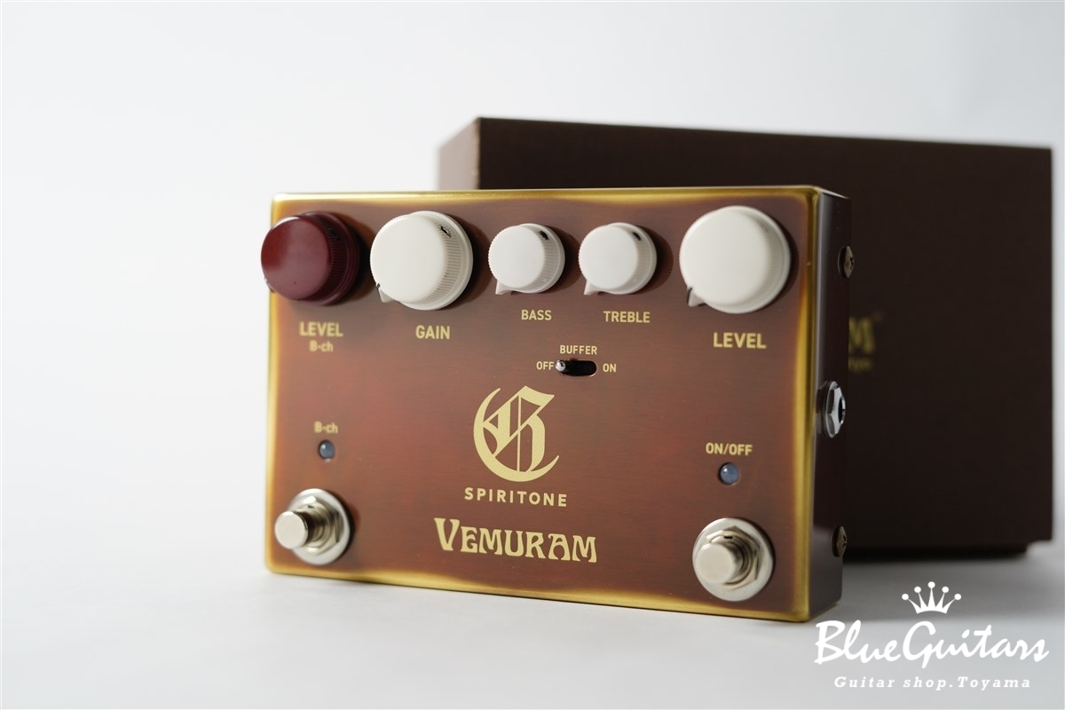 Vemuram Spiritone 未使用品 VEMURAM SPIRITONE 新品未使用 極上オーバードライブ