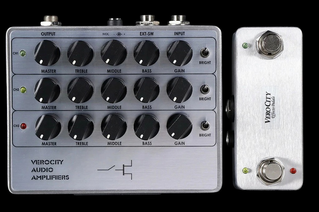 VeroCity Effects Pedals 三PLUS-ES + 三 PLUS-FS ［専用フット