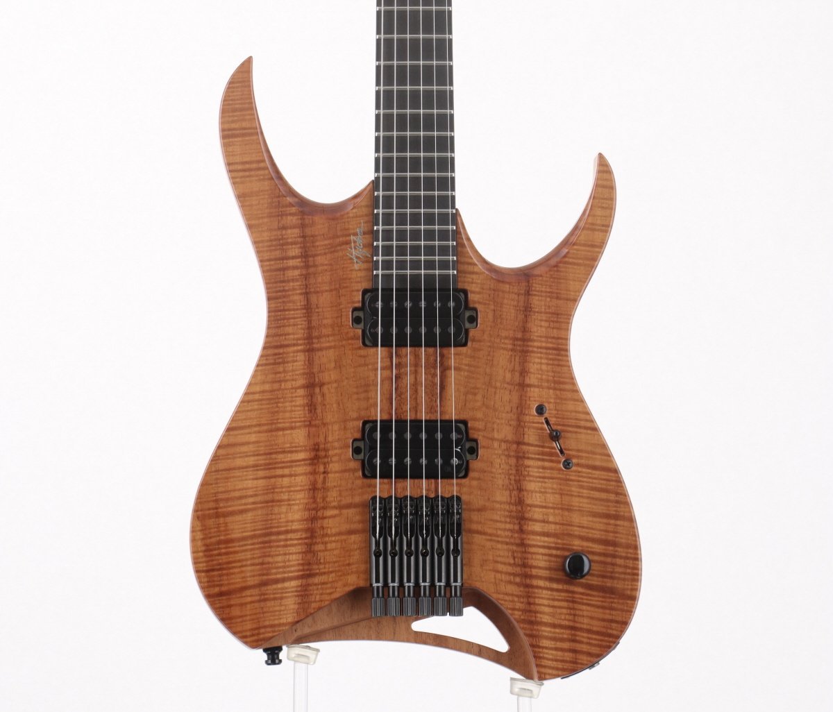 ギター Mayones Hydra Elite 6 Mayones Hydra Elite 6 String Trans Graphite (2017) - Guitar