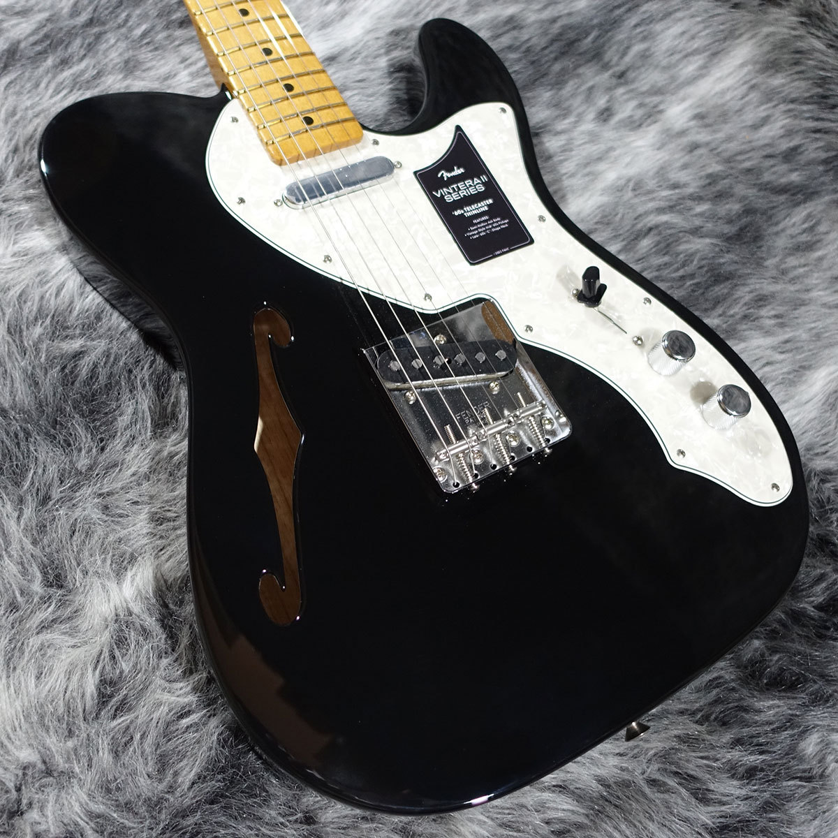 Fender Vintera II 60s Telecaster Thinline Black（B級特価/送料無料