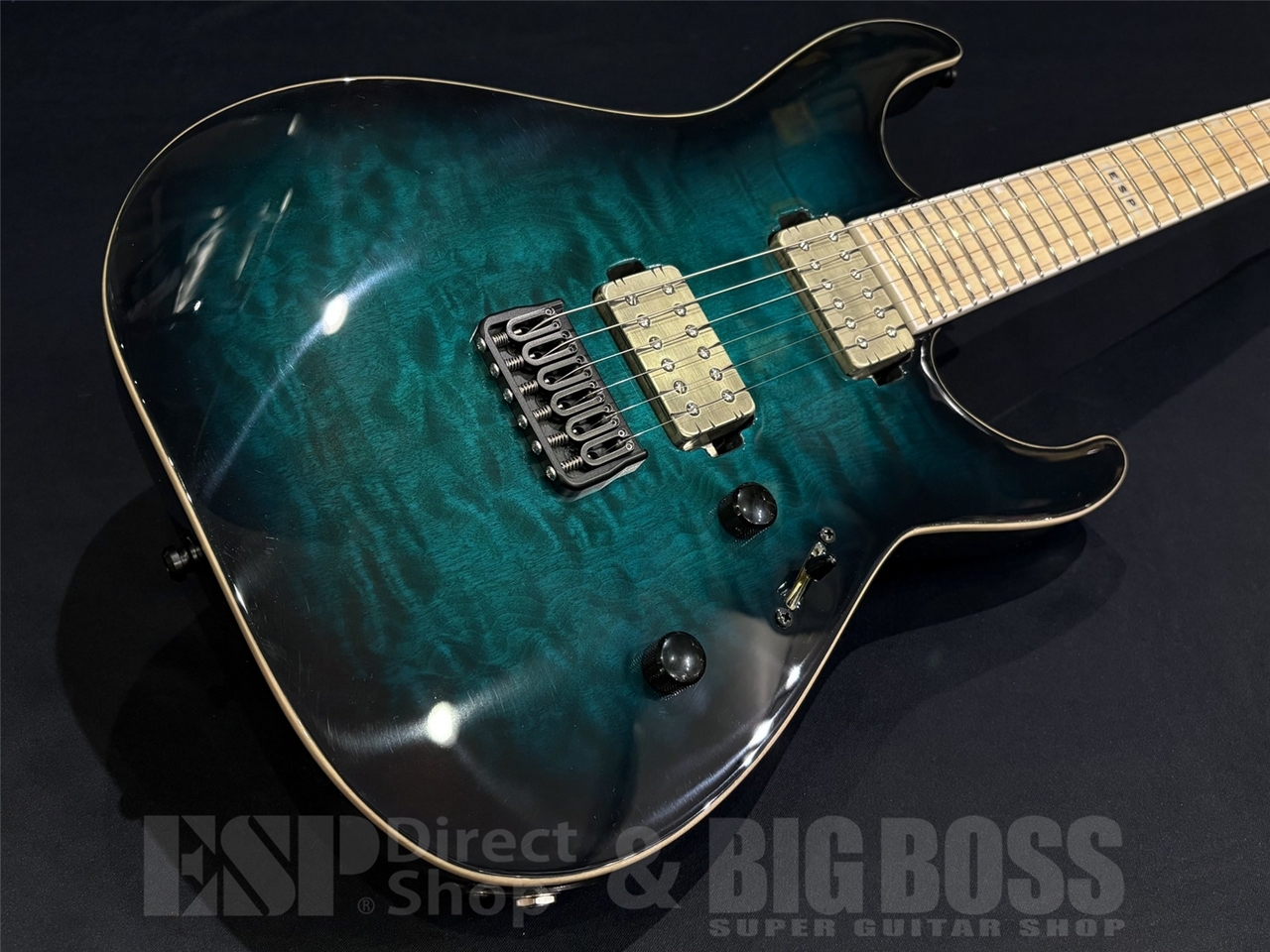 E-II M-II NT HS QM / Black Turquoise Burst（新品/送料無料）【楽器