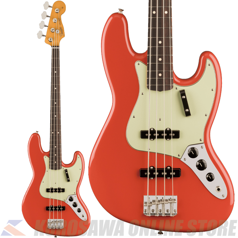 Fender Vintera II 60s Jazz Bass, Rosewood, Fiesta Red 【高性能 ...