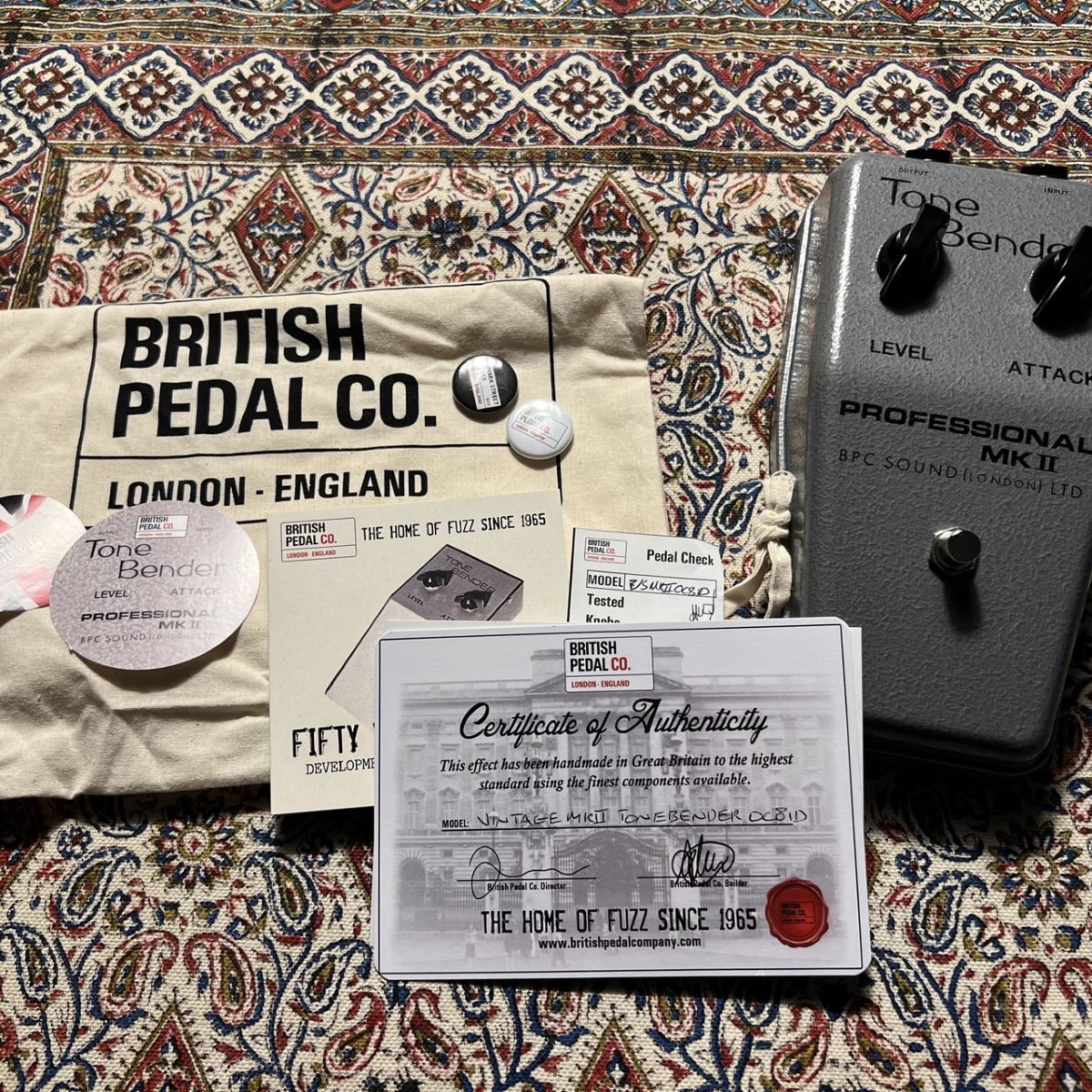 British Pedal Company MKII Tone Bender OC81D（新品/送料無料