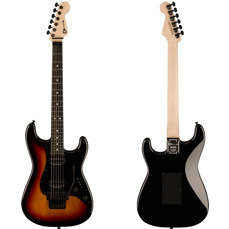 Charvel Pro-Mod So-Cal Style 1 HH FR E, Three-Tone Sunburst【清水