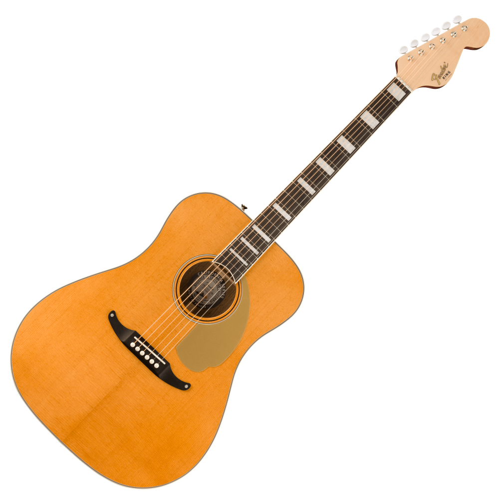 Fender フェンダー KING VINTAGE AGN W/C Aged Natural エレアコ アコースティックギター （新品/送料無料）【楽器検索デジマート】