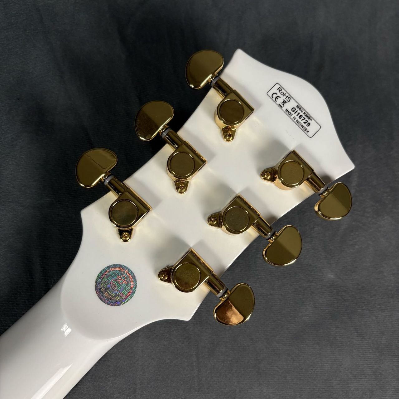 Bacchs DUKE-CTM WH レスポールカスタムタイプ！【超美品】 Bacchus DUKE-CTM WH レスポールカスタムタイプ エレキギター