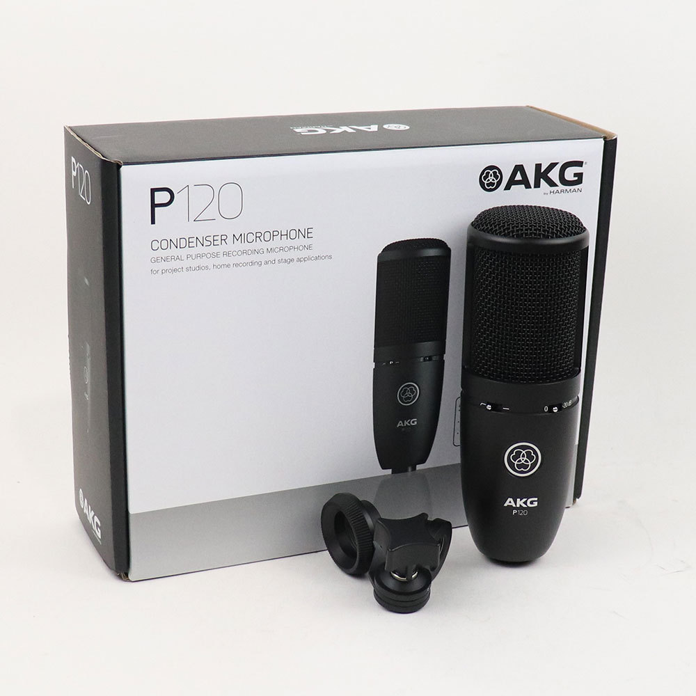 Amazon.co.jp: AKG アカゲ コンデンサーマイク P120 【国内正規