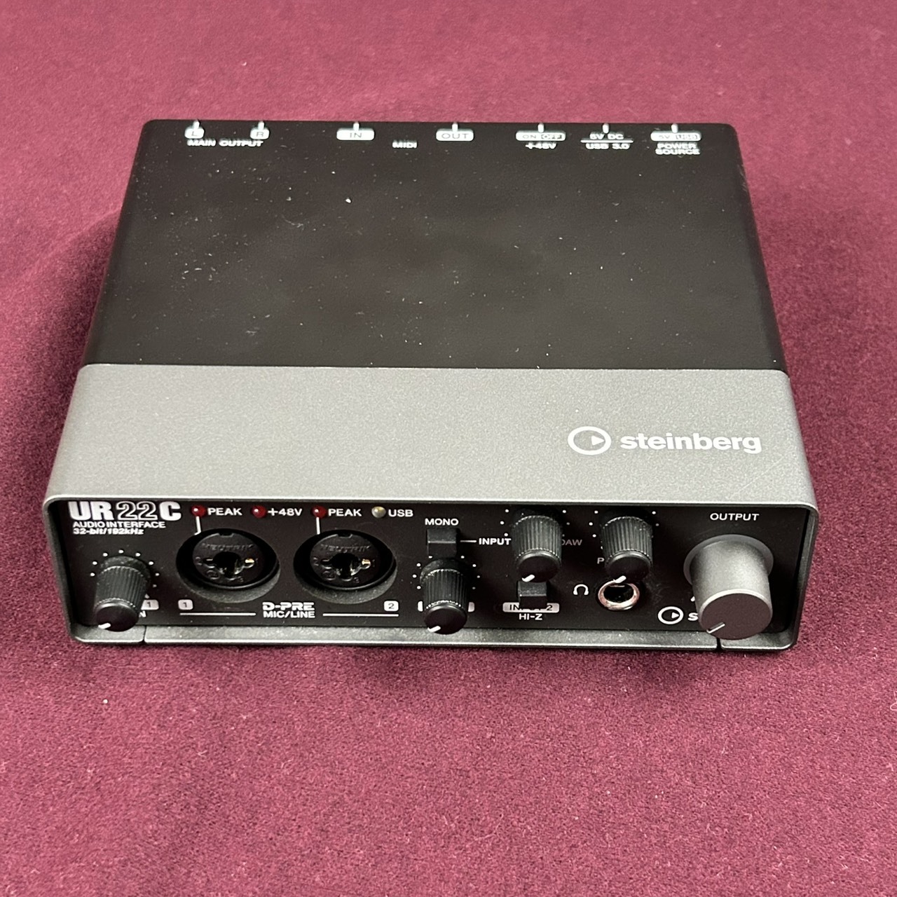本日限定価格Steinberg UR22C 本体［美品］ Steinberg UR22C（中古/送料無料）【楽器検索デジマート】