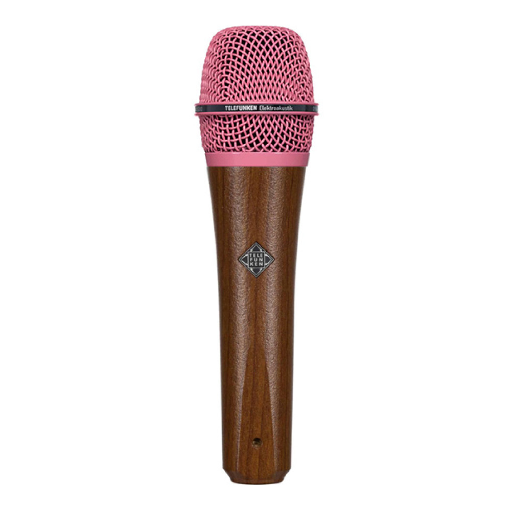 TELEFUNKEN M80 Custom Shop ダークウッド/ピンク ダイナミックマイク