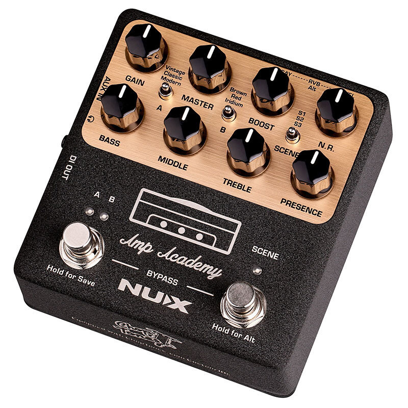 輝く高品質な NUX Amp アンプシミュレーター Academy エフェクター 