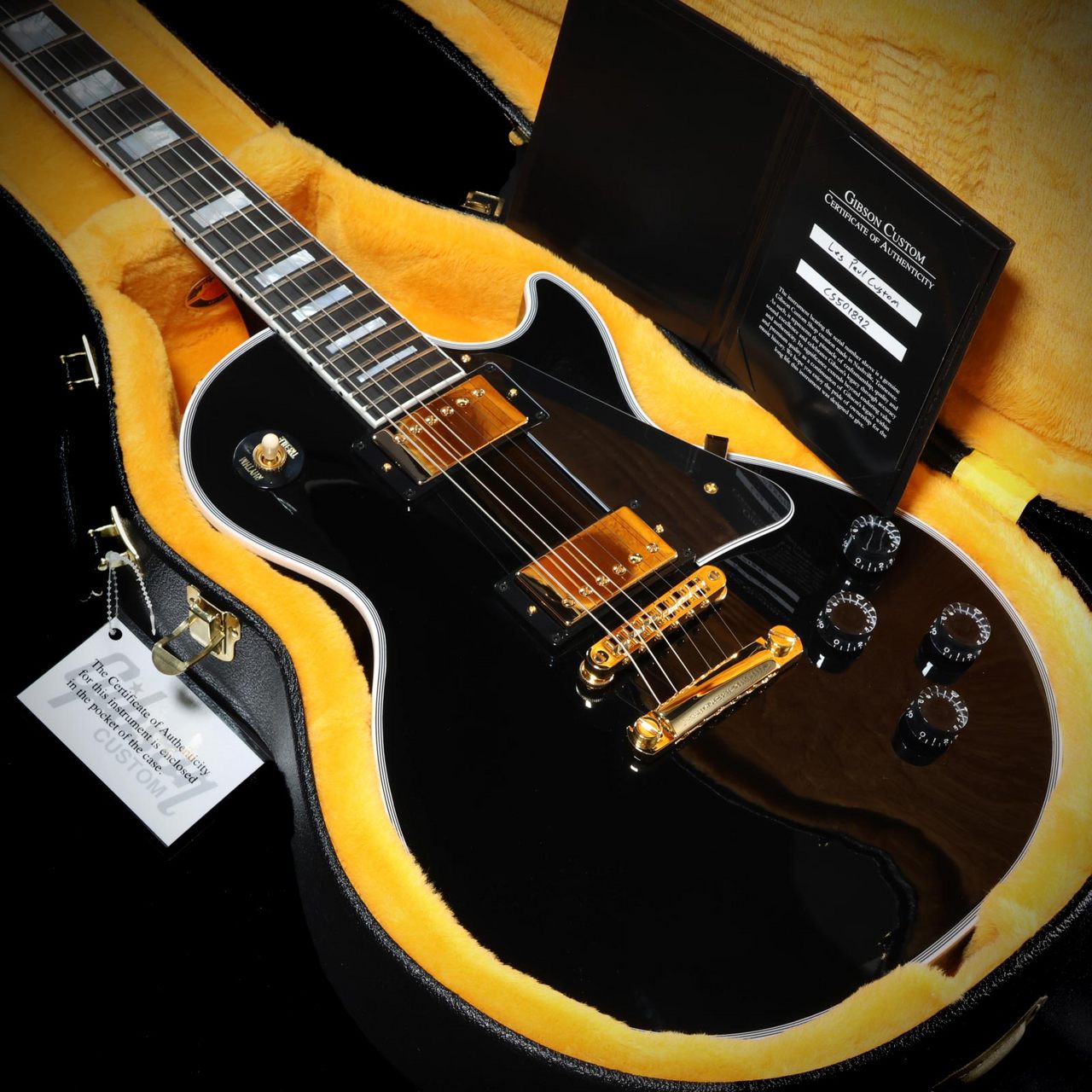 Gibson Custom Shop Les Paul Custom w/Ebony FIngerboard Gloss Ebony