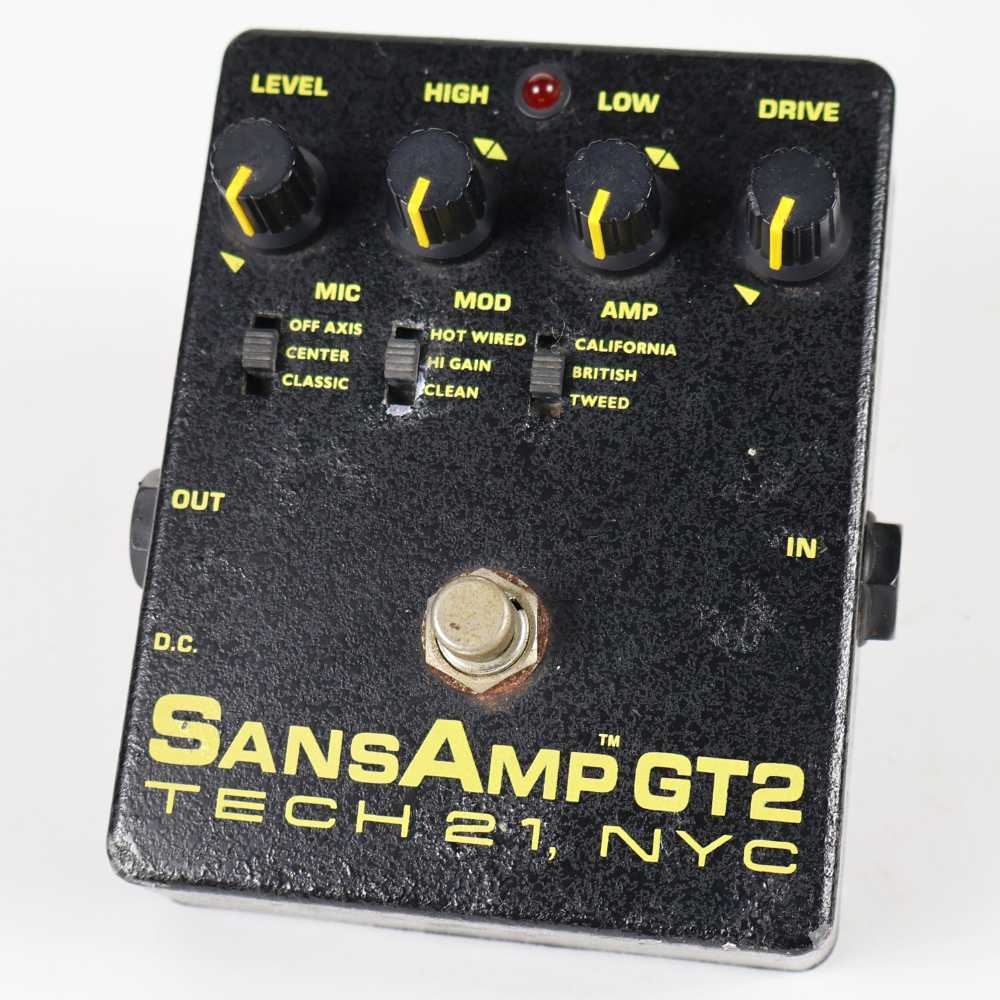 SansAmp GT2 ギターエフェクター TECH21 【中古】 TECH21 SansAmp GT2 アンプシミュレーター