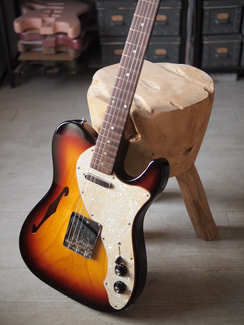 WARMOTH Custom Rosewood Neck Thinline Telecaster（中古/送料
