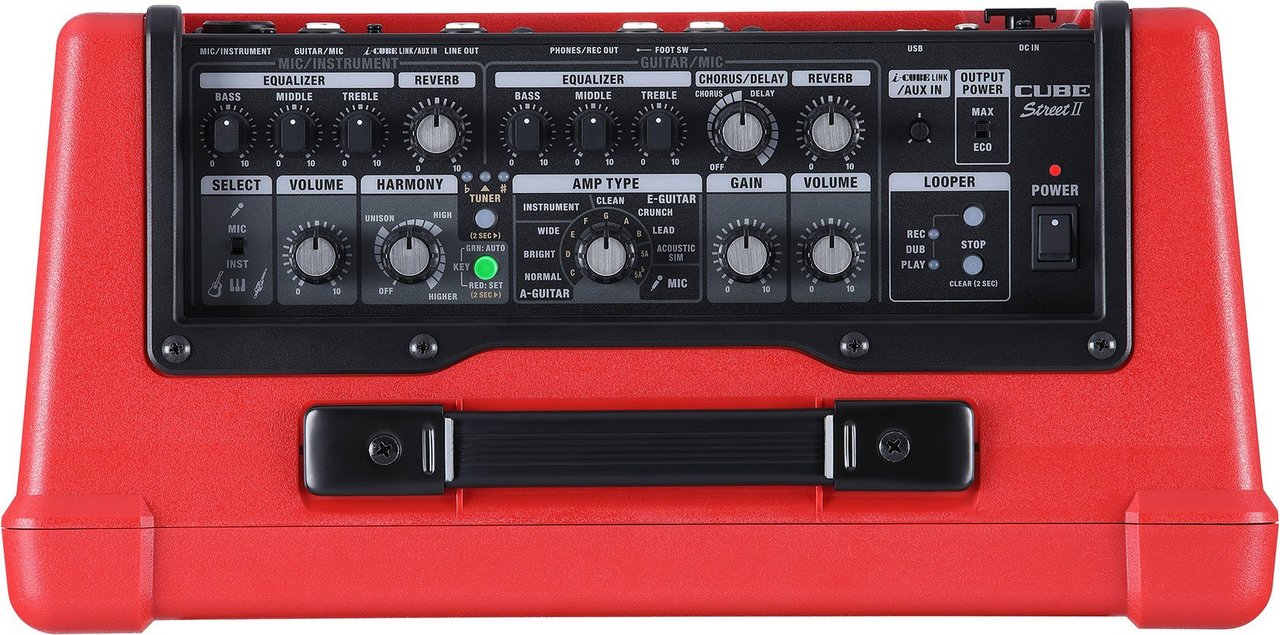 BOSS CUBE Street II (BTdual adaptorなど付属) BOSS CUBE Street II Red [CUBE-ST2-R]+[BT-DUAL]SET