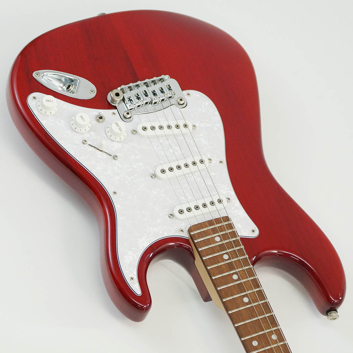 G&L USA 40th Anniversary S-500 (Clear Ruby Red/Caribbean