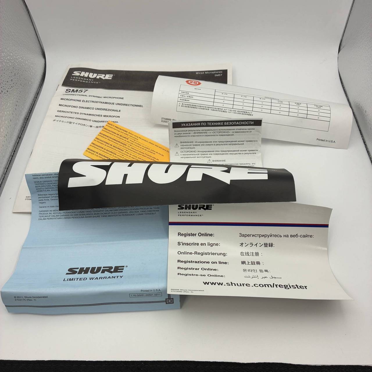 Shure 【中古】SHURE SM57-LCE（現物画像）【千葉店】（中古）【楽器