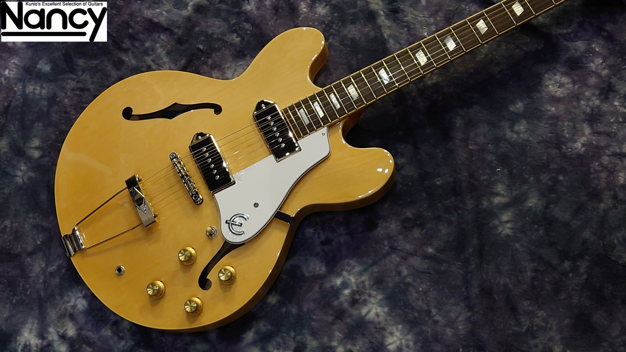 超美品 Epiphone Casino Natural カジノ ナチュラル Epiphone Casino Natural エレキギター フルアコ カジノ