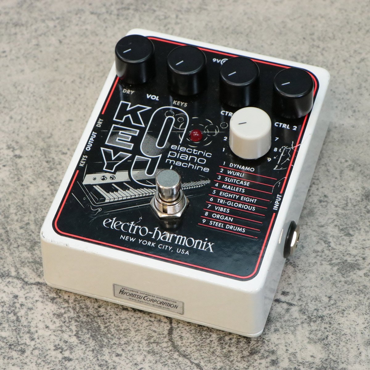 【美品】KEY9 electro-harmonix メロトロン ギターシンセ Electro-Harmonix KEY9 Electric Piano Machine ギターシンセ