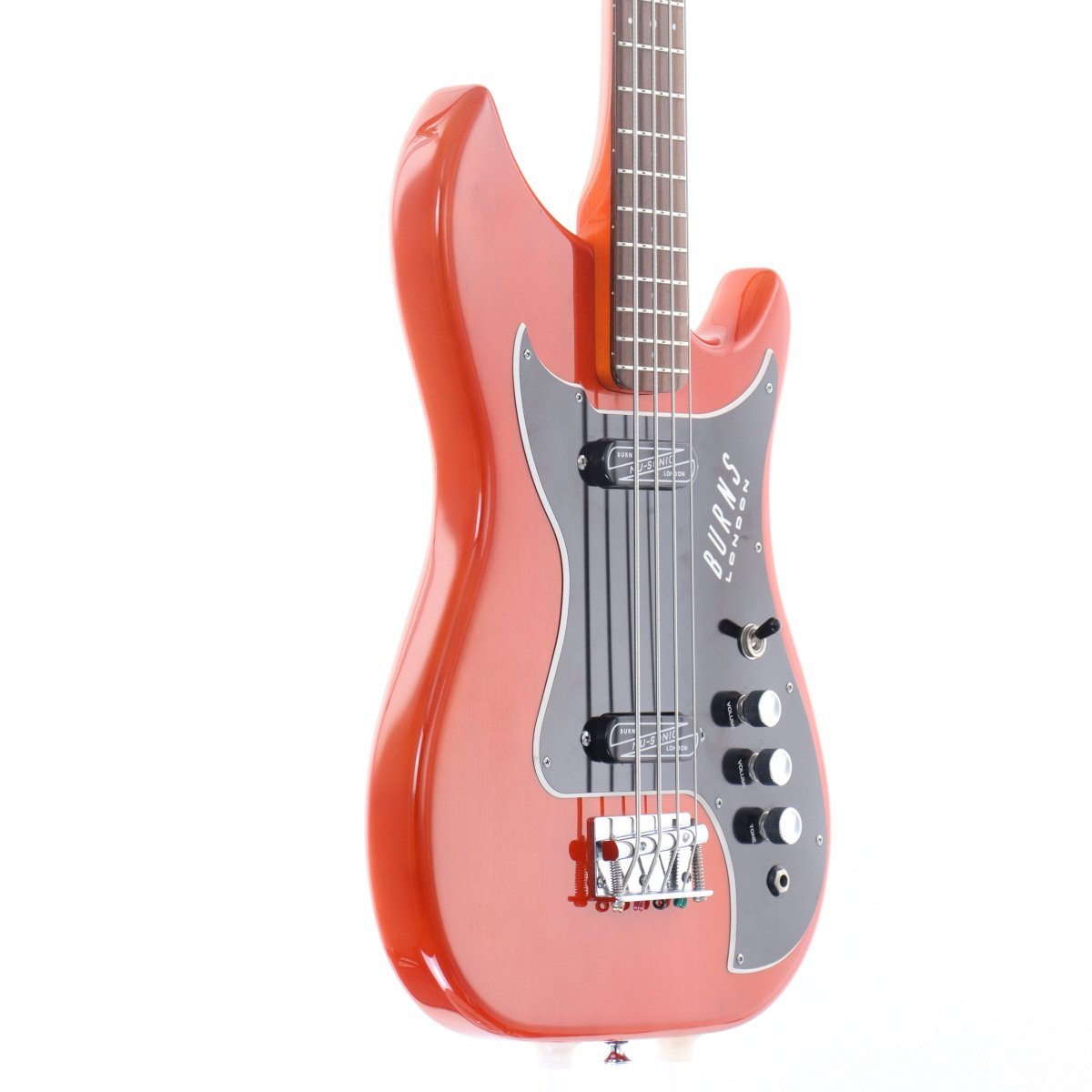 Burns London NU-SONIC BASS Cherry Red 【心斎橋店】（中古/送料無料