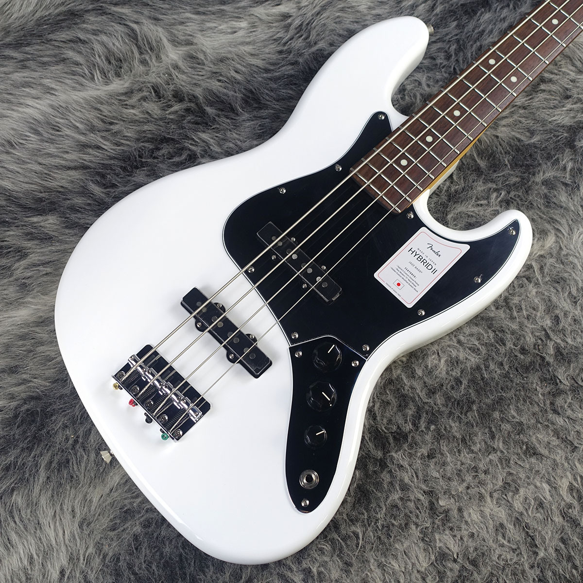 メーカー不明/JAZZ BASS White ソフトケース付 ！ジャスベース Fender フェンダー Player II Jazz Bass MN Polar White エレキ