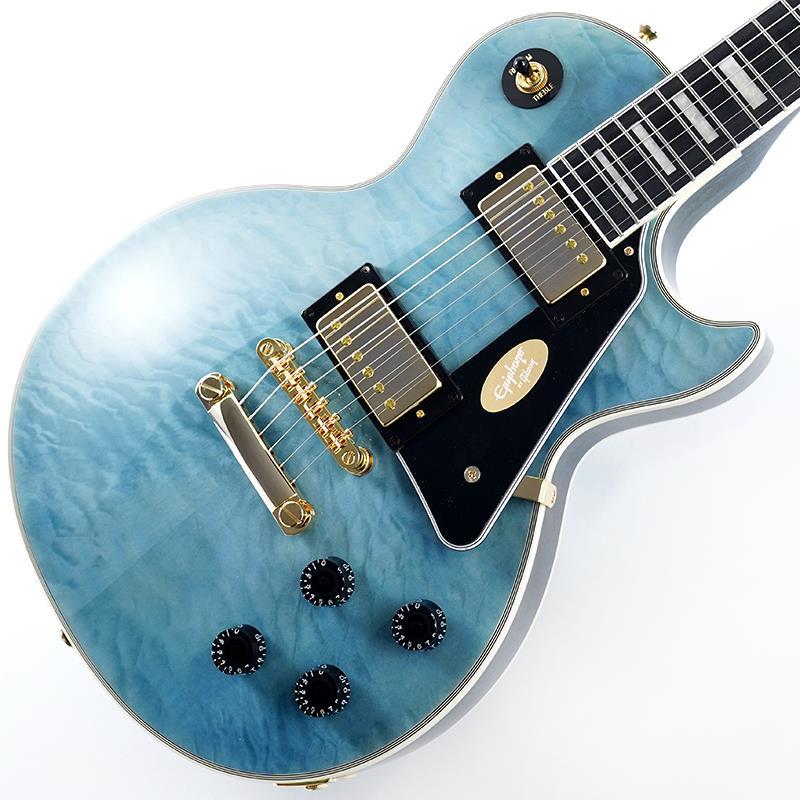 Epiphone Les Paul Custom Quilt (Ocean Blue Burst)（新品）【楽器