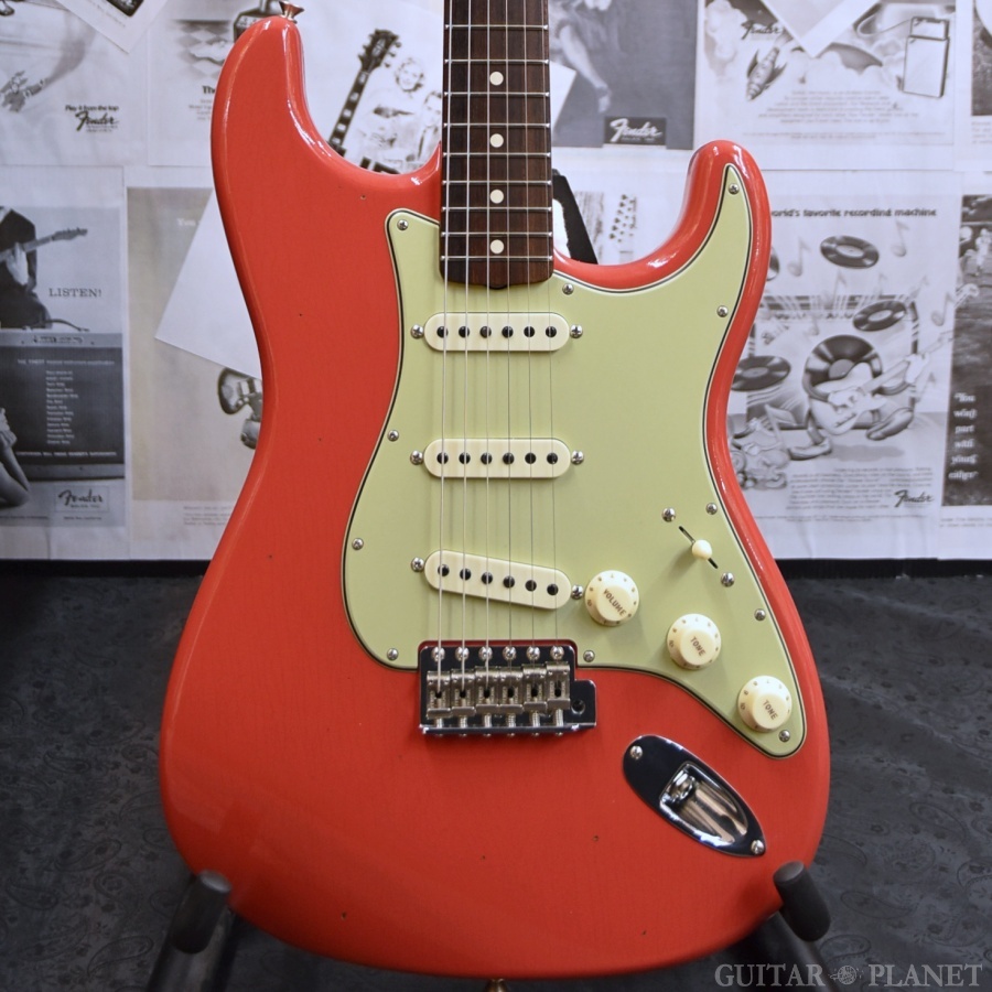 ★Journeyman Relic FiestaRed Stratocaster MBS 1963 Stratocaster Journeyman Relic Fiesta Red Built by Yuriy