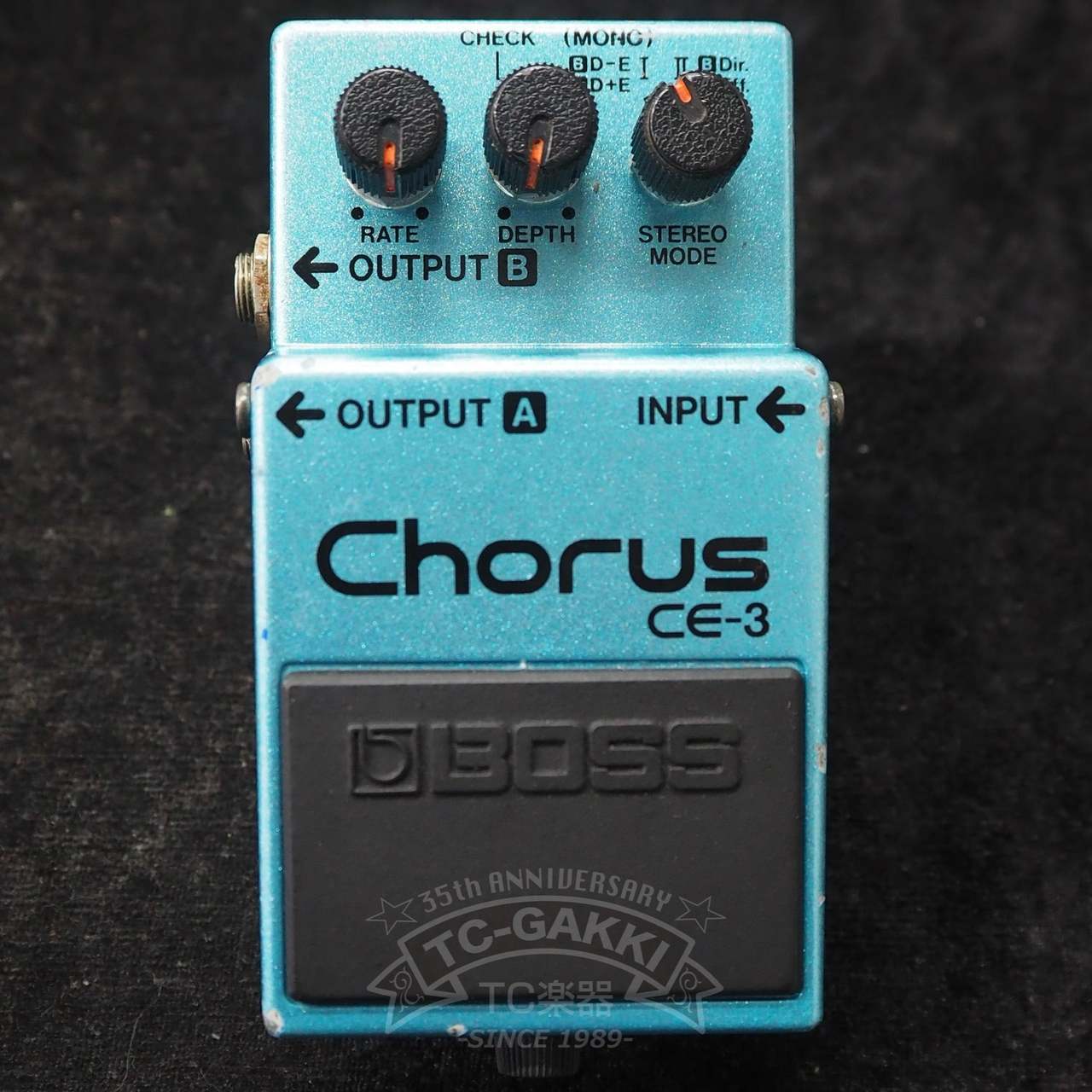 ★良音! ブラックラベル★ 1983年 BOSS CE-3 日本製 ビンテージ☆ ☆良音! ブラックラベル☆ 1983年 BOSS CE-3 日本製 ビンテージ