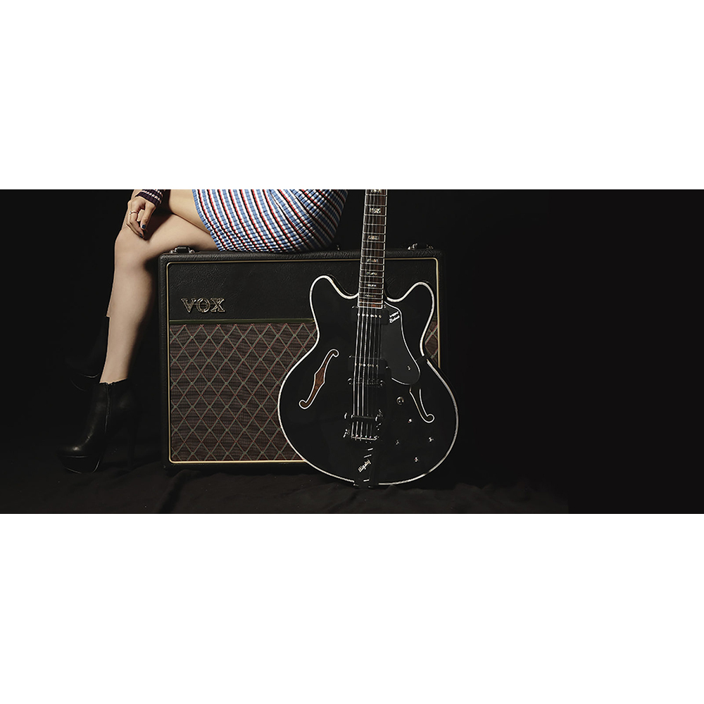 VOX BC-V90 BK Bobcat V90 ブラック セミホロー・ギター-
